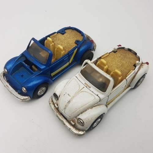 RARE!!! Vintage Die Cast Friction VW Bug Combo!!!