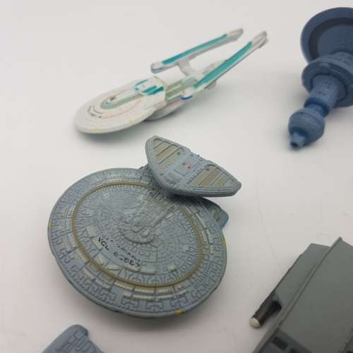 Die Cast Hard Plastic Star Trek Fleet Figurines!!!!