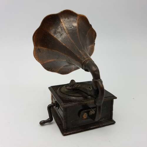 Original Die Cast Metal Gramophone Pencil Sharpener!!!!!