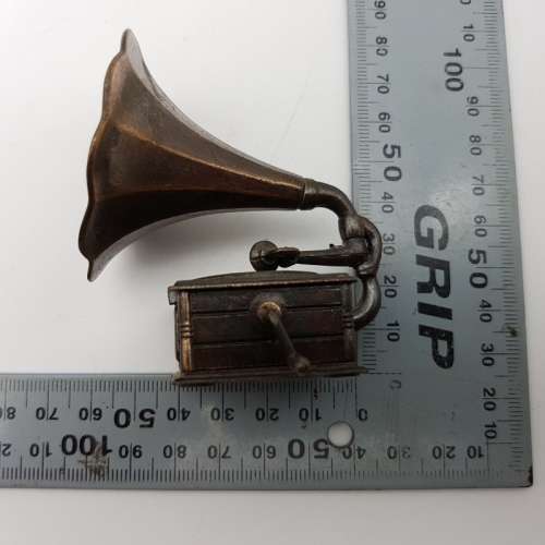 Original Die Cast Metal Gramophone Pencil Sharpener!!!!!