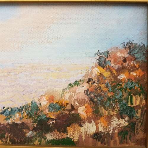 Framed Original Jonie Schoeman Oil on Board SA Landscape!!!!