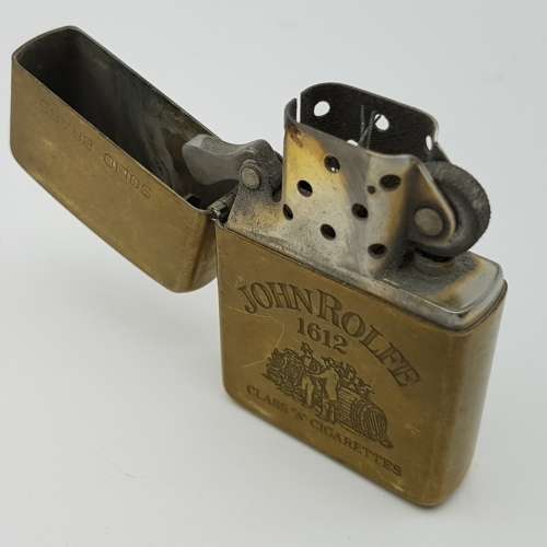 Original Vintage Solid Brass ZIPPO Lighter