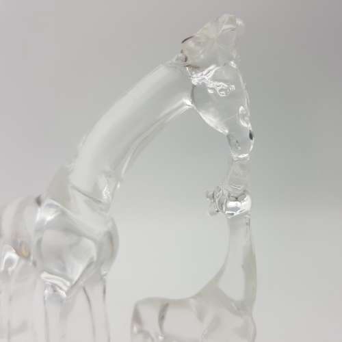Large Glass "Family Giraffe" Paperweight!!!