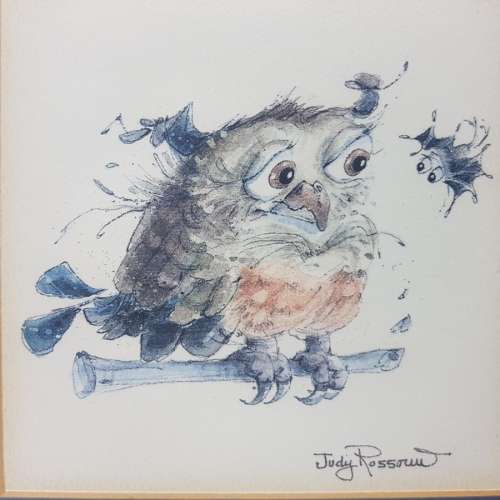 Framed Judy Rossow Illustration