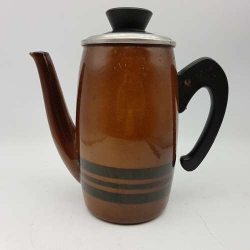 Vintage 1970's Enamelware Coffee Kettle!!!!