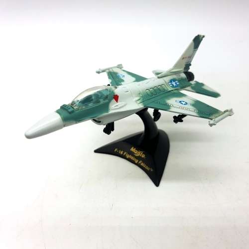 Highly Detailed Die Cast Metal F16 Fighting Falcon Plane on Stand