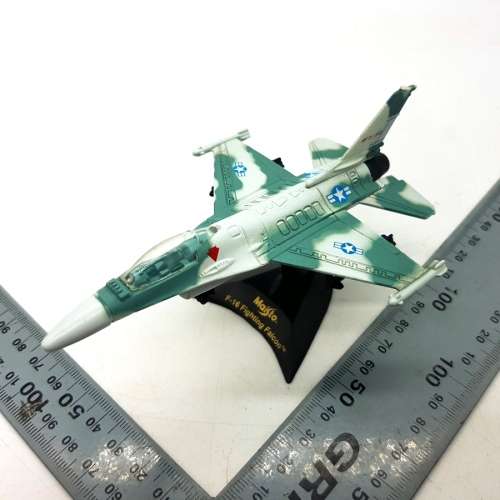 Highly Detailed Die Cast Metal F16 Fighting Falcon Plane on Stand