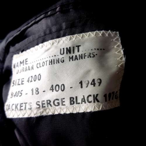 Original South African Naval Wool Jacket (Fantastic Condition)