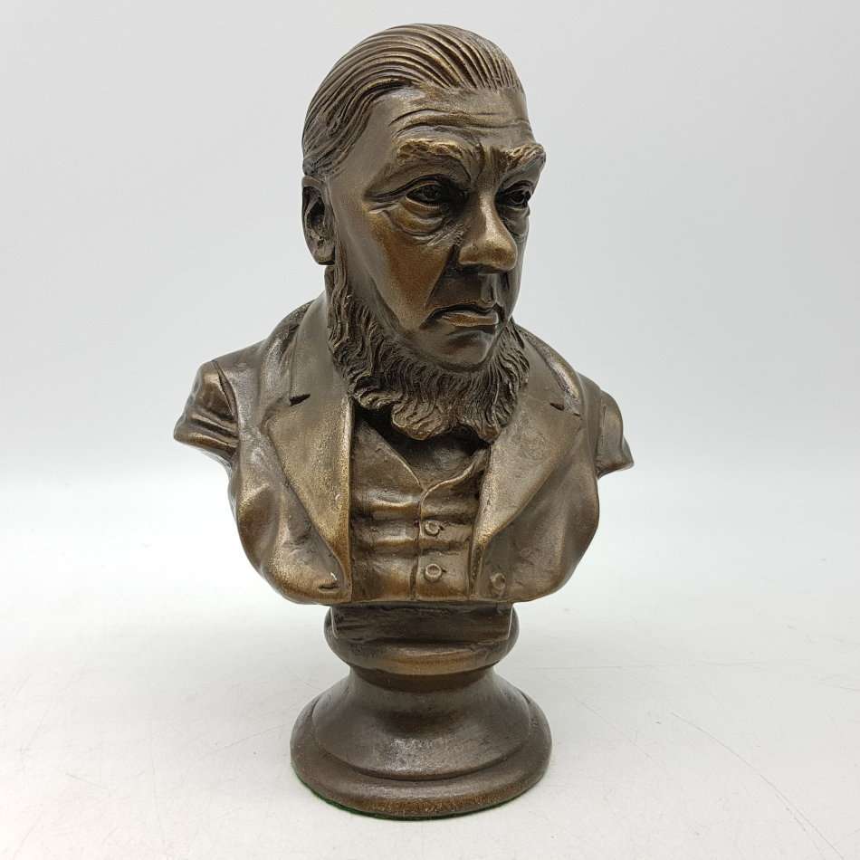 RARE!!! P. Minnaar Cold Cast Bronze Bust - President Paul Kruger!!!