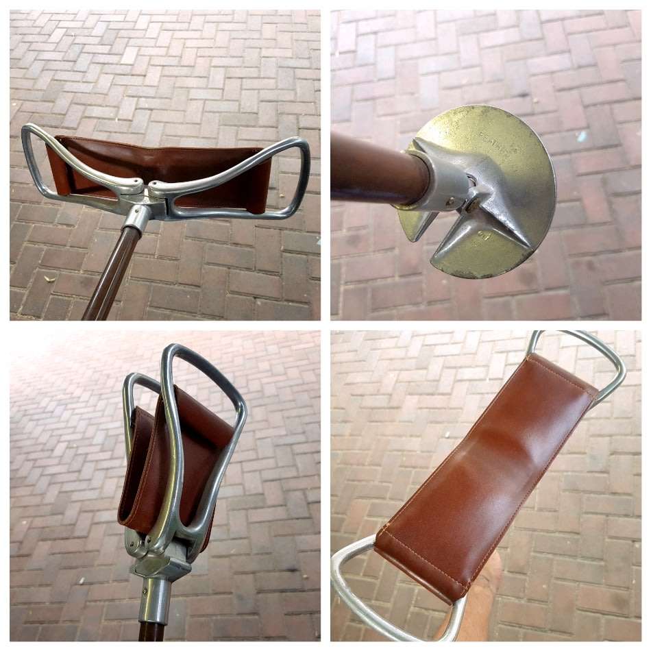 Original English Made Shooting Rest (Metal and Leather Rest)