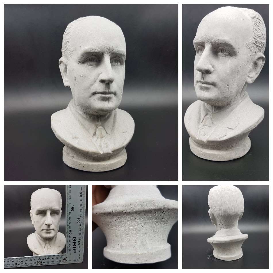 Coert Steynberg - Ceramic Bust " A.G Visser"