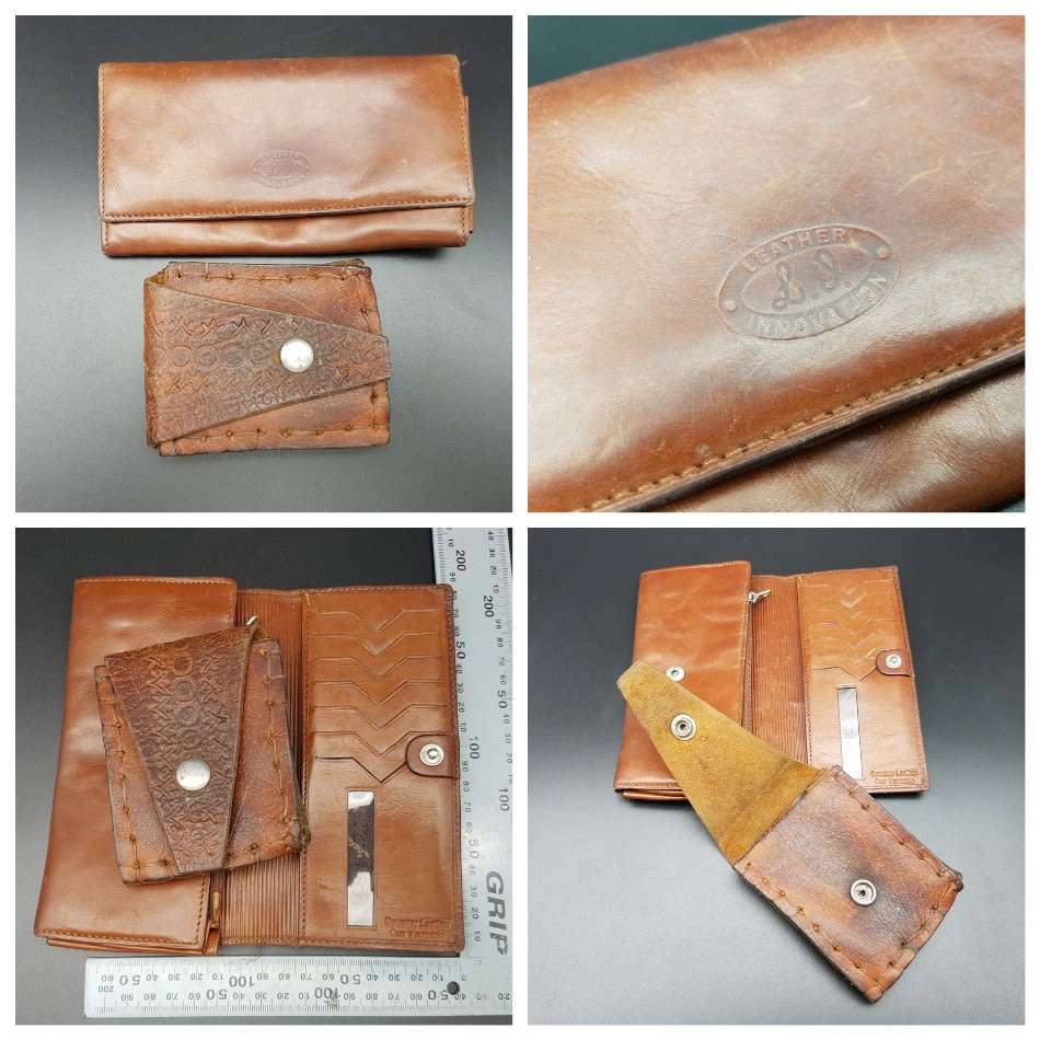 Two Original Quality Genuine Leather Wallets