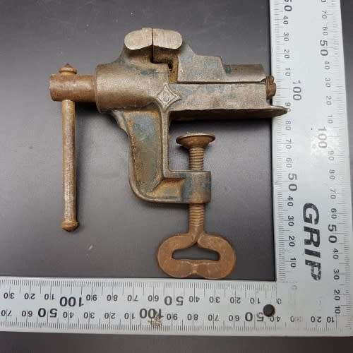 RARE!!! Vintage Cast Iron Mini Vice!!!