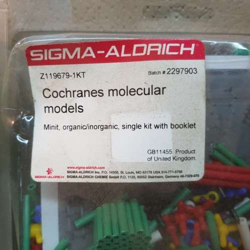 Original  Sigma Aldrich Cochranes Molecular Models (Bid for All)