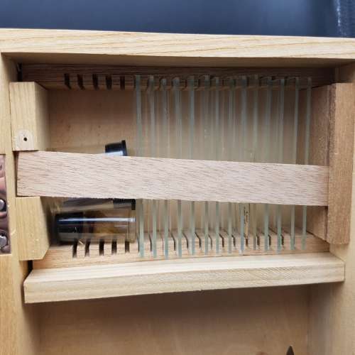 RARE!!! Original Wood Boxed Cast Metal Microscope Set!!!!