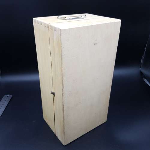 RARE!!! Original Wood Boxed Cast Metal Microscope Set!!!!