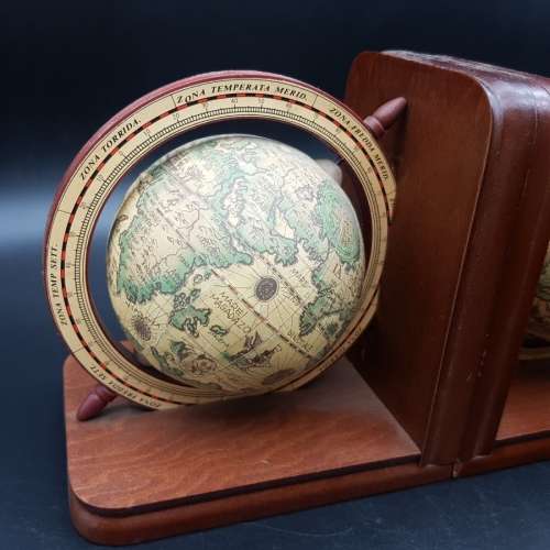 Vintage Pair of Globe Book Ends!!!
