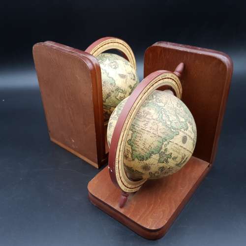 Vintage Pair of Globe Book Ends!!!