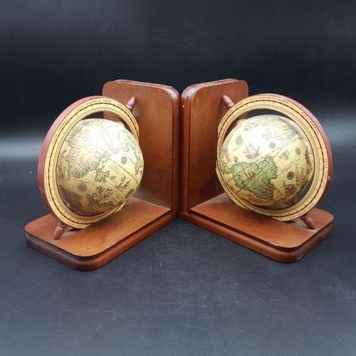 Vintage Pair of Globe Book Ends!!!