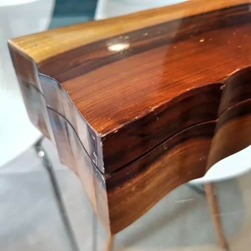 Vintage Hand Crafted African Wood Jewelry Box!!!