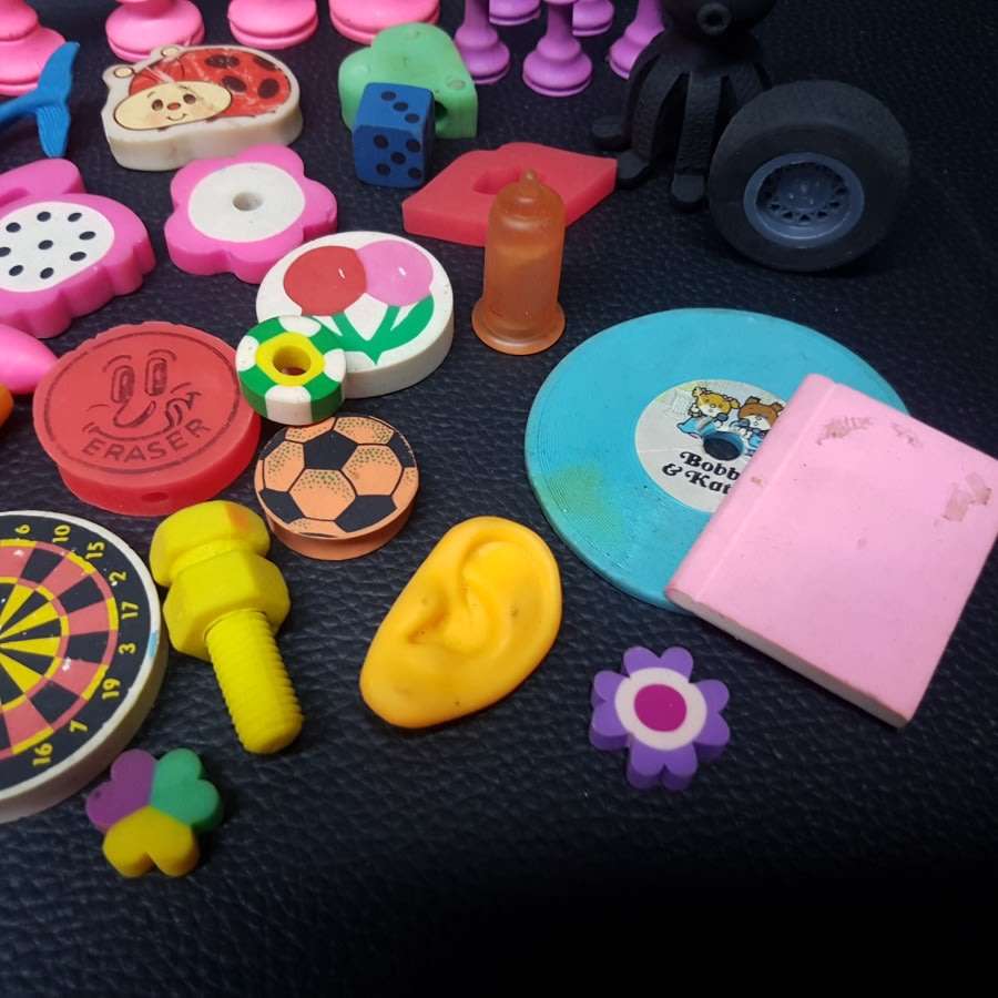 RARE!!! Original 1980s Erasers Collection 3 (Bid Far All)
