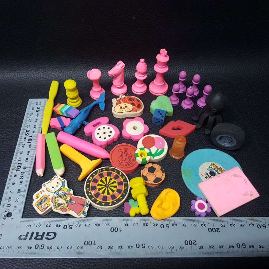 RARE!!! Original 1980s Erasers Collection 3 (Bid Far All)