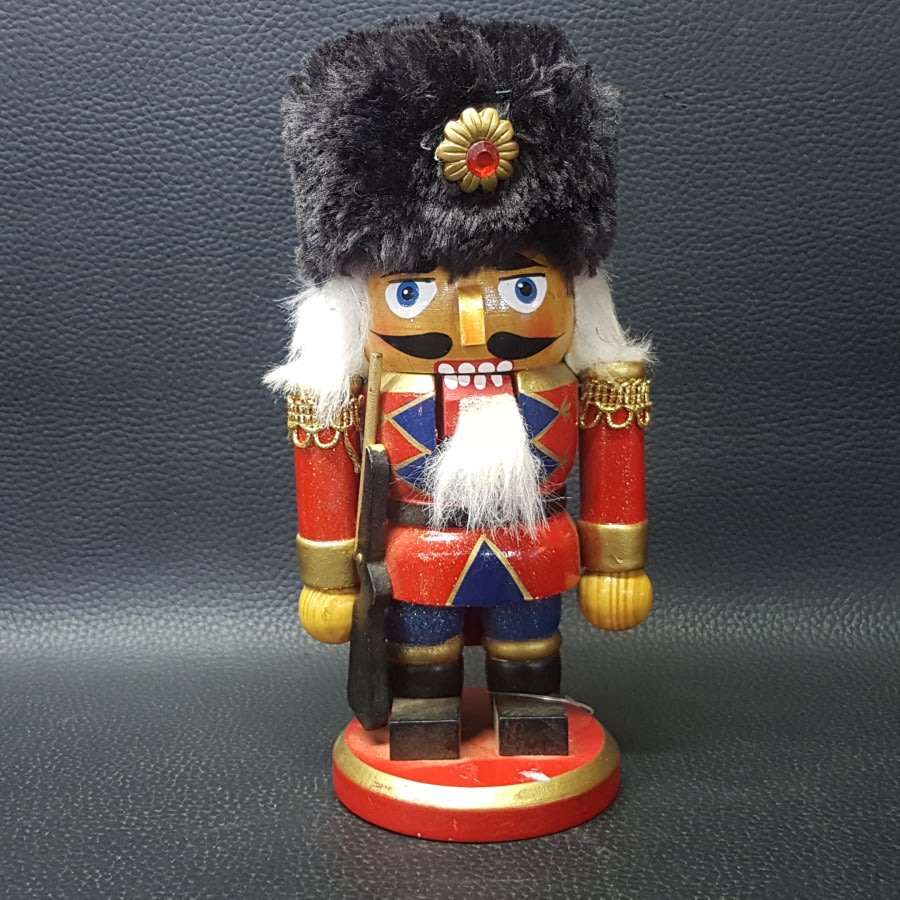 RARE!!! Original Handcrafted Wood Swiss Nutcracker!!!