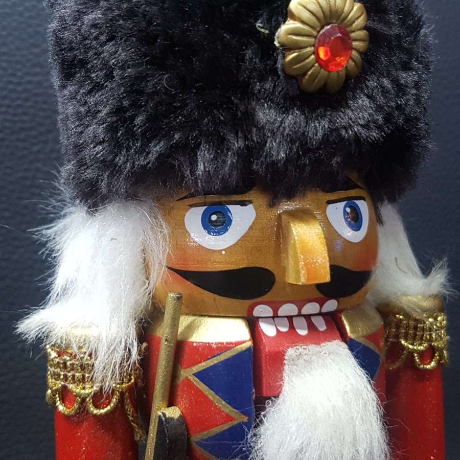 RARE!!! Original Handcrafted Wood Swiss Nutcracker!!!