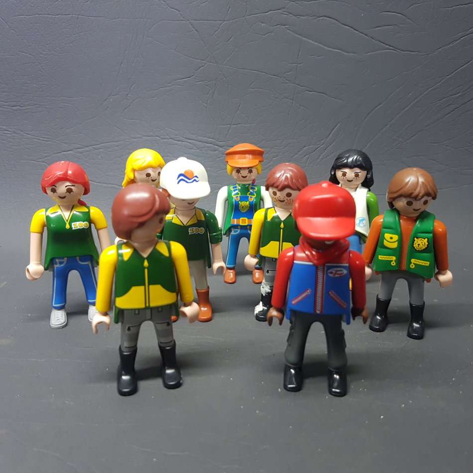 MASSIVE Original Playmobil Zoo Staff Collection!!!