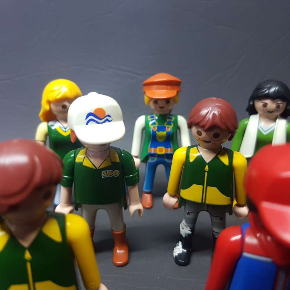 MASSIVE Original Playmobil Zoo Staff Collection!!!