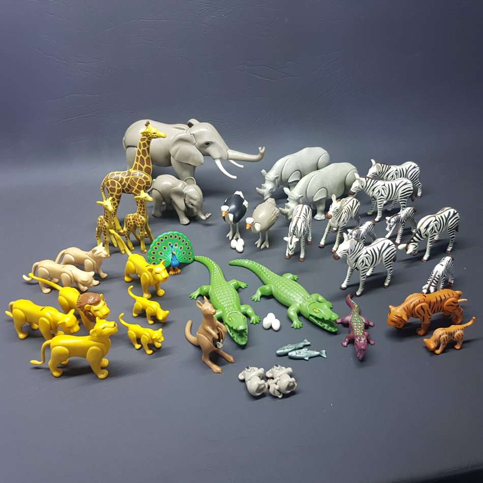 MASSIVE Original Playmobil Zoo Animal Collection!!!