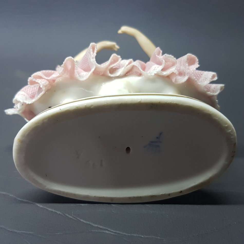 Original Dresden Lace Porcelain Ballerinas!!!