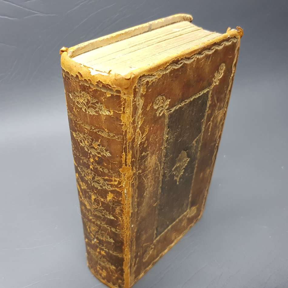 RARE!!! 1870 Leather Bound Antique "Het Boek Der Psalmen Nevens de Gezangen"