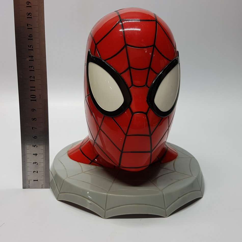 Large Hard Plastic Spiderman Display Bust!!!
