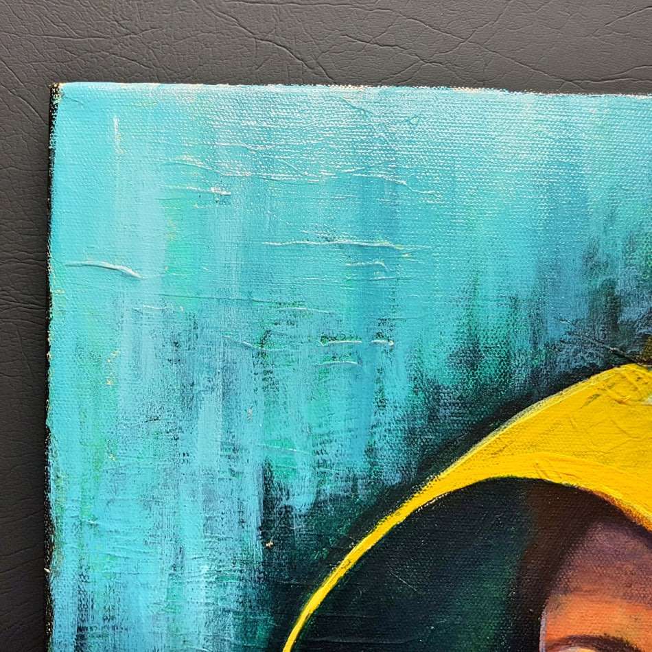 Original Oil on Canvas Portrait by Y Dippenaar (510mm x 510mm)