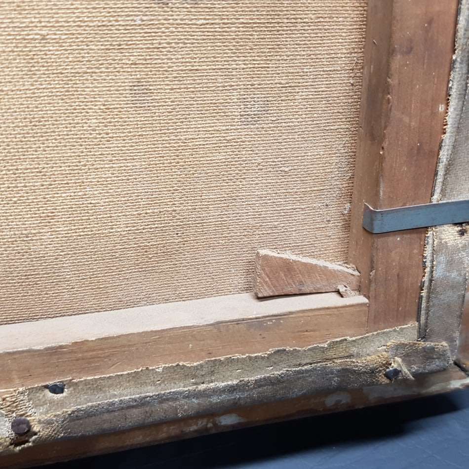 RARE!!! Antique Framed Oil On Canvas Portrait (Unsigned)