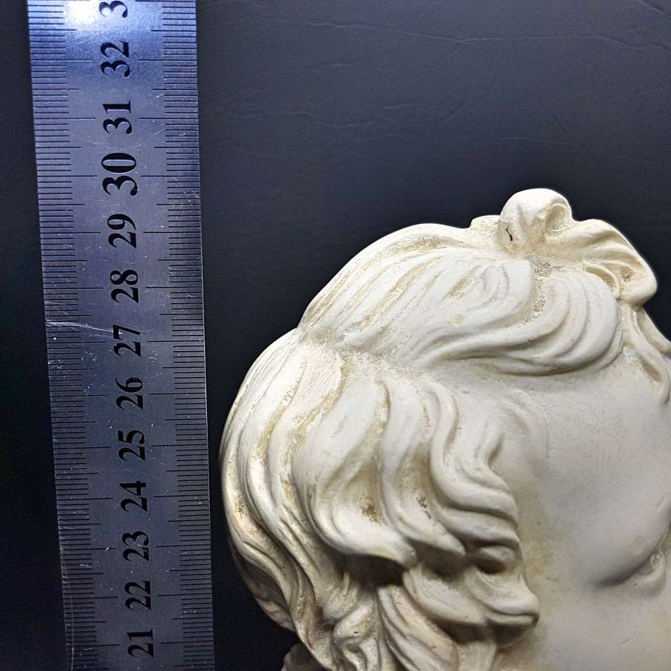 RARE!!! Original Signed Plaster-cast Torso Of Young Girl and Books!!!!