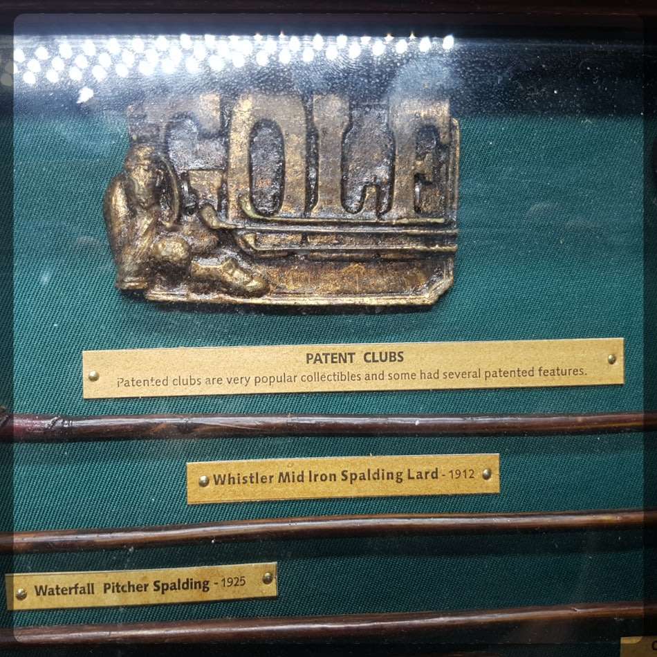 RARE!!! Vintage Wood and Glass Framed History of Golf!!!