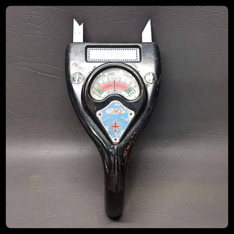 RARE!!! 1950's Davenset High Rate Discharge Battery Tester!!!!