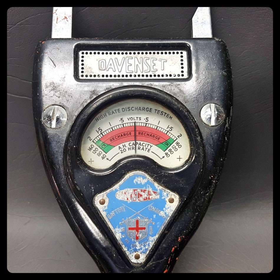 RARE!!! 1950's Davenset High Rate Discharge Battery Tester!!!!