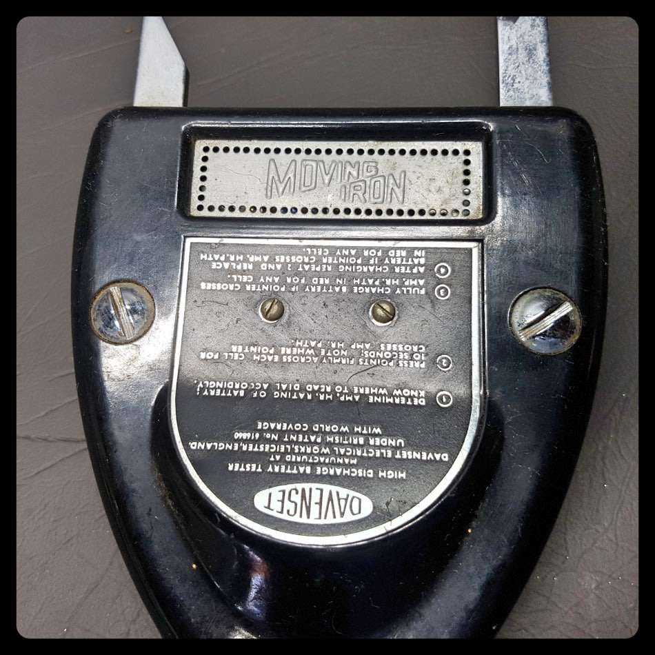 RARE!!! 1950's Davenset High Rate Discharge Battery Tester!!!!