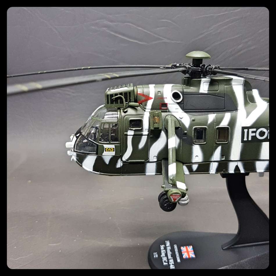 1996 Highly Detailed Die Cast Westland WS-61 Sea King Chopper Scale 1:72