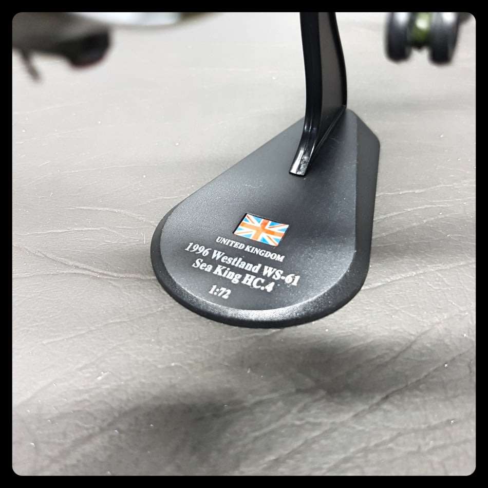 1996 Highly Detailed Die Cast Westland WS-61 Sea King Chopper Scale 1:72