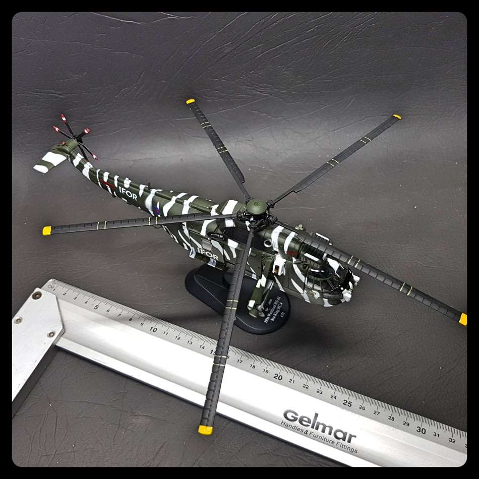 1996 Highly Detailed Die Cast Westland WS-61 Sea King Chopper Scale 1:72