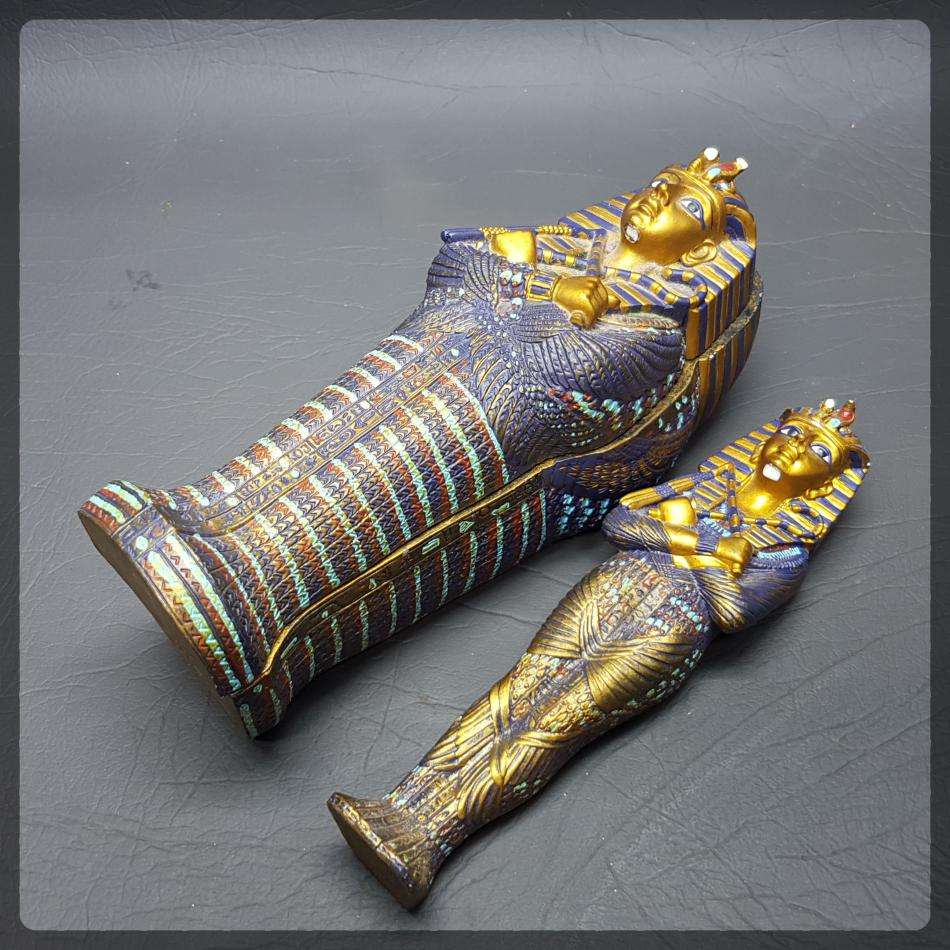 RARE!!! Highly Detailed Pharaoh Mummy and Sarcophagus Collection!!!!
