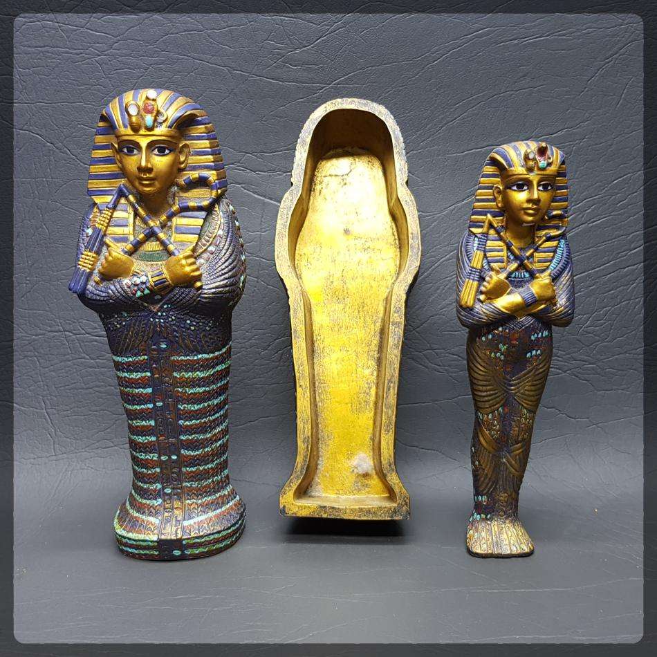 RARE!!! Highly Detailed Pharaoh Mummy and Sarcophagus Collection!!!!