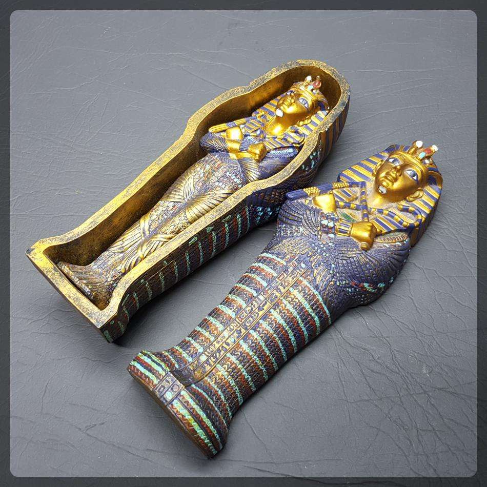 RARE!!! Highly Detailed Pharaoh Mummy and Sarcophagus Collection!!!!