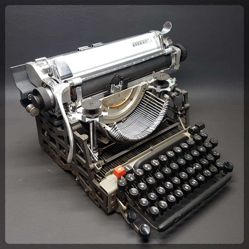 RARE!! Original Deconstructed Cast Metal Typewriter!!!