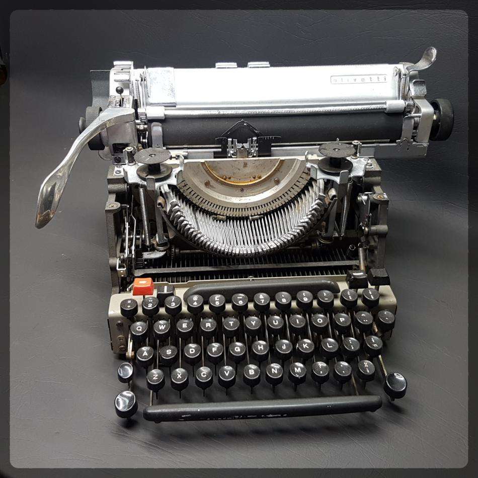 RARE!! Original Deconstructed Cast Metal Typewriter!!!