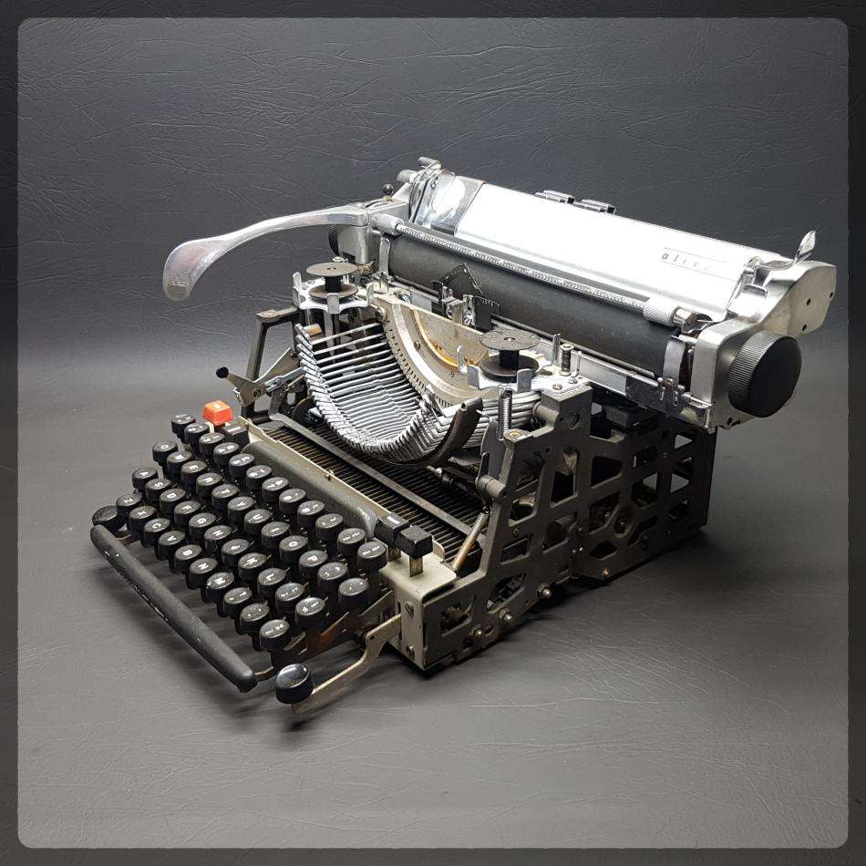RARE!! Original Deconstructed Cast Metal Typewriter!!!